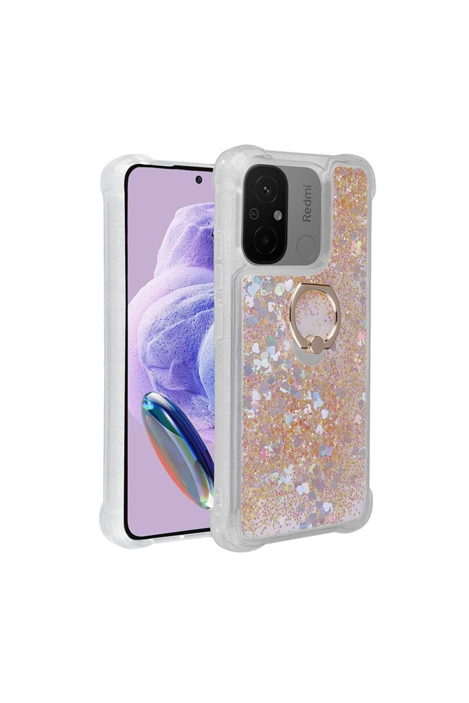 [RNZ-TA90393] Xiaomi Redmi 12C Uyumlu Kılıf Zore Milce Kapak (Gold)