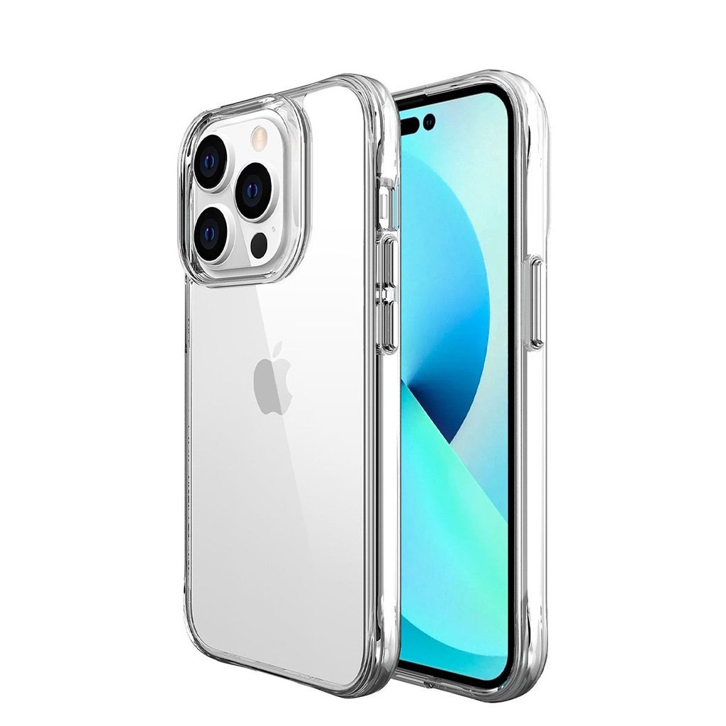 [RNZ-TA90448] Apple iPhone 14 Pro Max Uyumlu Kılıf Zore Şeffaf Ultra İnce Airbag Tasarımlı Okka Kapak