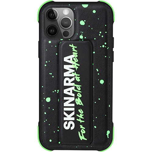 Apple iPhone 12 Pro Max Uyumlu Kılıf SkinArma Standlı Deri Görünümlü Funsha Kapak