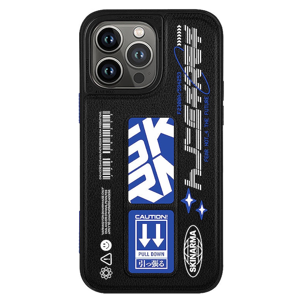 Apple iPhone 14 Uyumlu Kılıf SkinArma Standlı Deri Görünümlü Akarui Kapak