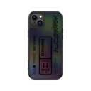 Apple iPhone 14 Uyumlu Kılıf SkinArma Holografik Tasarımlı Standlı Deri Görünümlü Kira Kobai Kapak