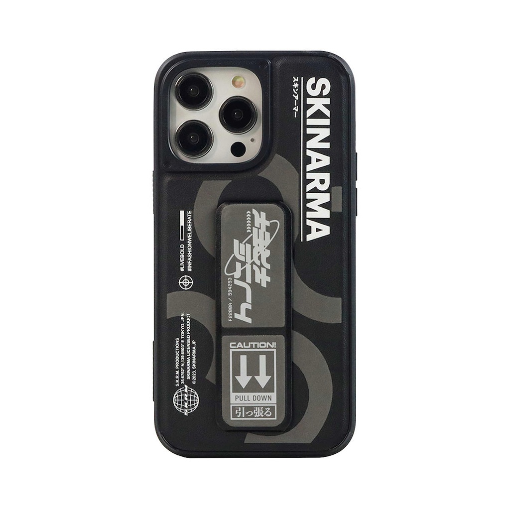 Apple iPhone 14 Pro Uyumlu Kılıf SkinArma Standlı Deri Görünümlü Bango Kapak