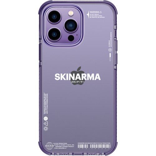 Apple iPhone 14 Pro Uyumlu Kılıf SkinArma Şeffaf Airbag Tasarımlı Iro Kapak