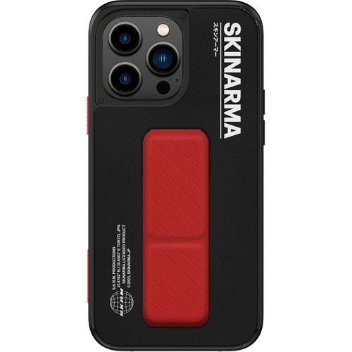 [ZTA90551] Apple iPhone 14 Pro Max Uyumlu Kılıf SkinArma Standlı Deri Görünümlü Gyo Kapak (Siyah)