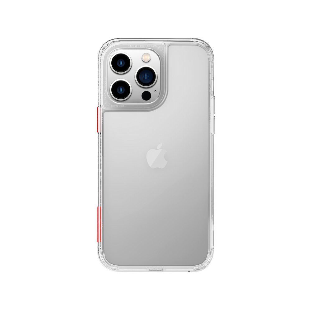 [ZTA90564] Apple iPhone 14 Pro Max Uyumlu Kılıf SkinArma Şeffaf Airbag Tasarımlı Saido Kapak