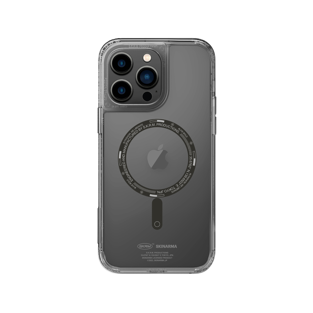 Apple iPhone 14 Pro Uyumlu Kılıf SkinArma Şeffaf Airbag Tasarımlı M-safe Şarj Özellikli Saido Kapak