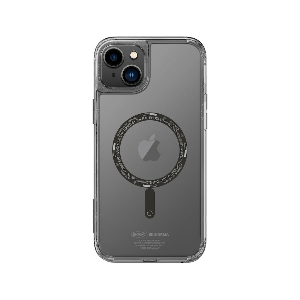 Apple iPhone 14 Uyumlu Kılıf SkinArma Şeffaf Airbag Tasarımlı M-safe Şarj Özellikli Saido Kapak