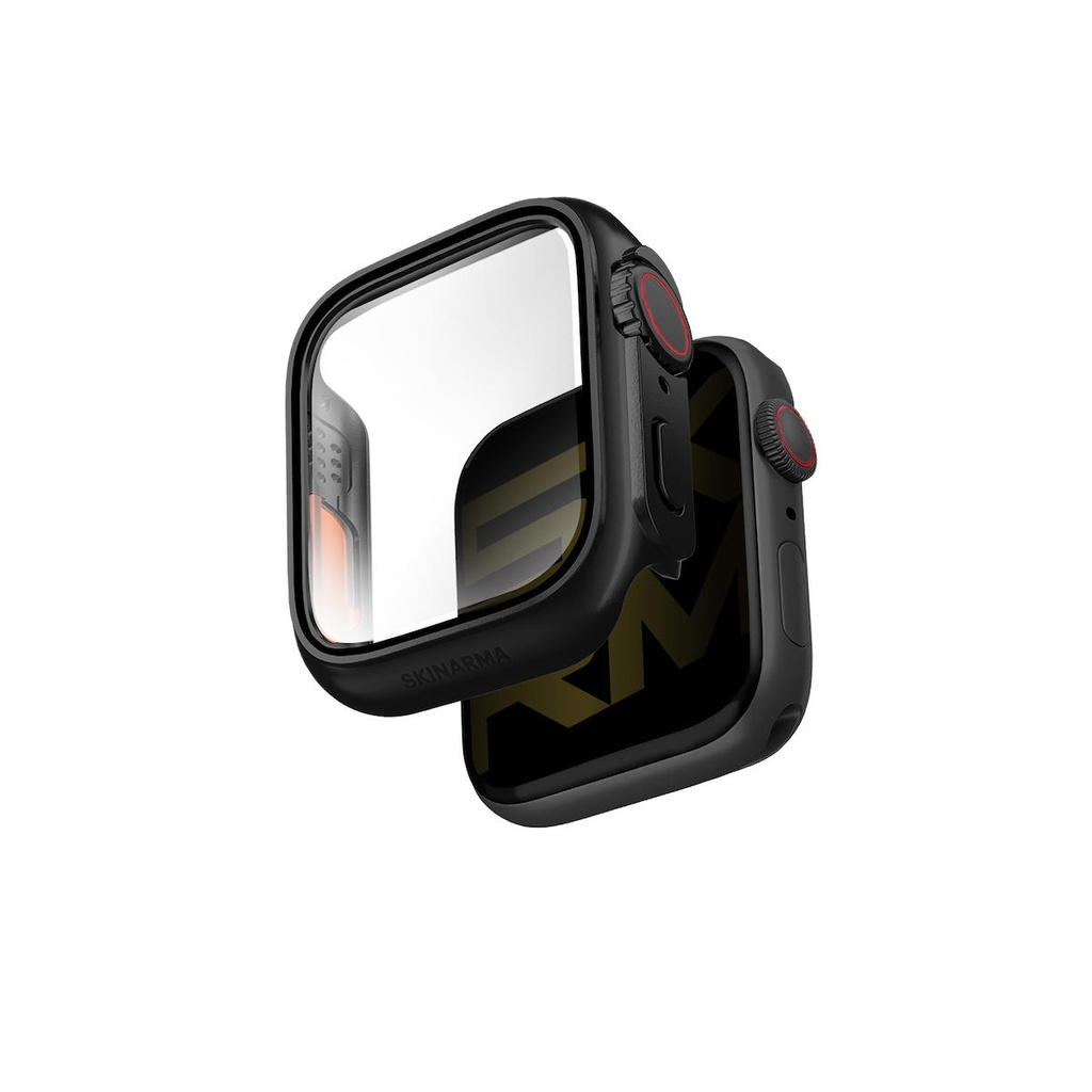 Apple Watch 7 45mm Uyumlu SkinArma Gado Pro Dijital Taç Korumalı Kasa ve Ekran Koruyucu