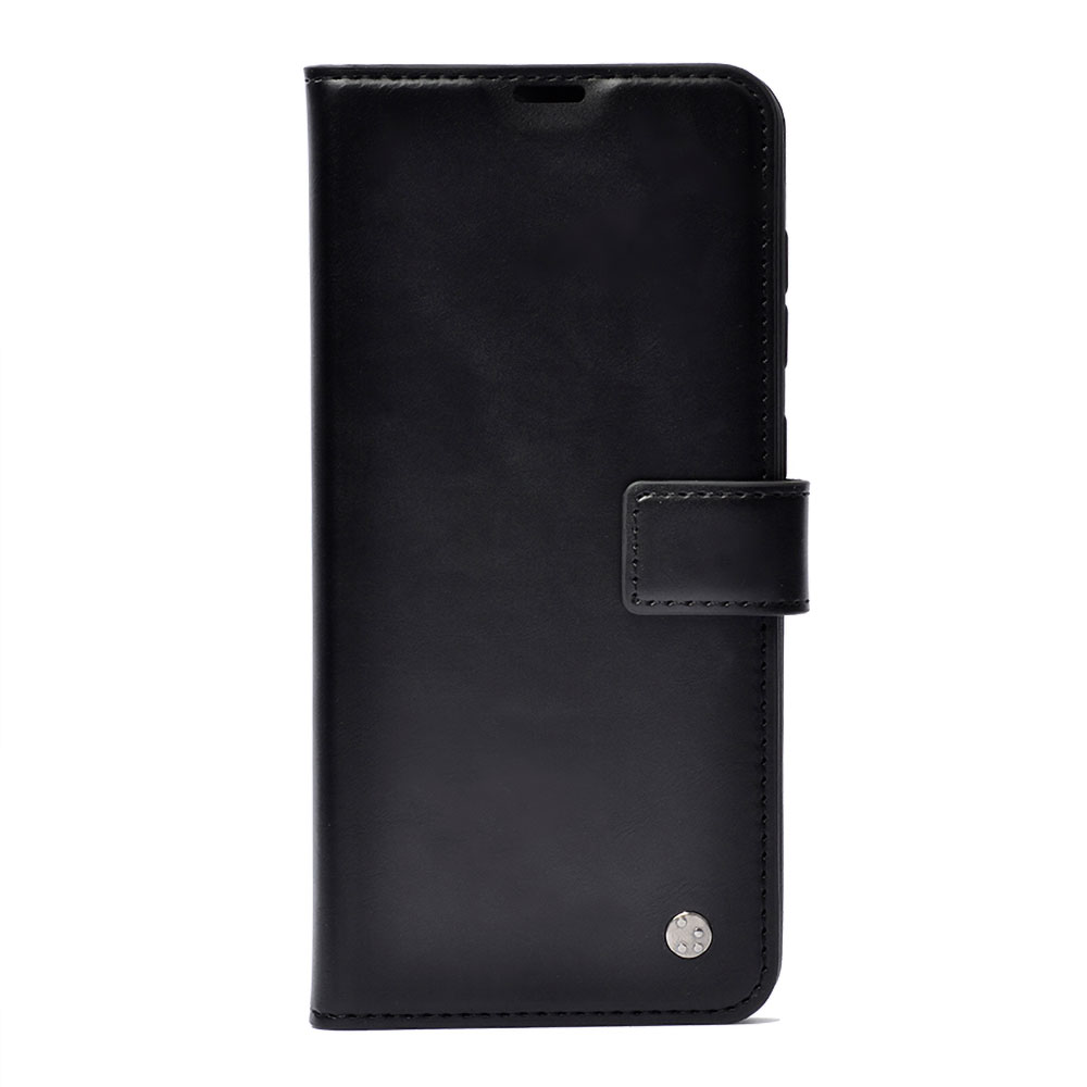 [RNZ-TA92946] Xiaomi Poco X5 Uyumlu Kılıf Zore Kar Deluxe Kapaklı Kılıf (Siyah)