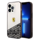 Apple iPhone 14 Pro Max Uyumlu Kılıf Ferrari Transparan Alt Kısım Baskılı Dizayn Kapak