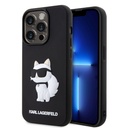 Apple iPhone 14 Pro Max Uyumlu Kılıf Karl Lagerfeld 3D Rubber Choupette Dizayn Kapak