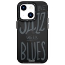 Apple iPhone 14 Uyumlu Kılıf Şeffaf Renkli Yazı Temalı Tasarım YoungKit Jazz Serisi Kapak