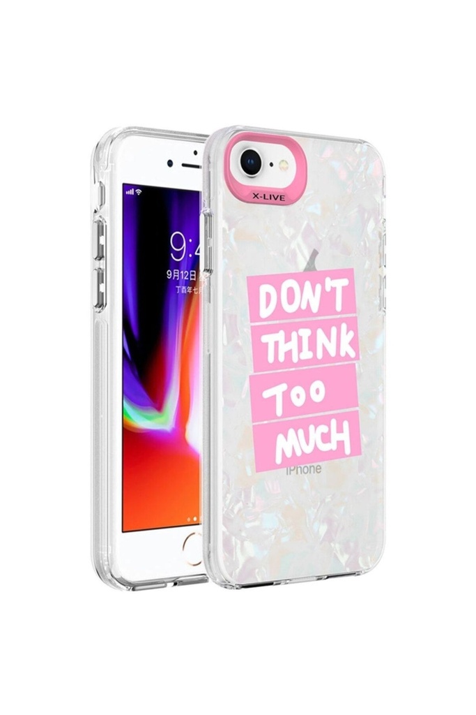 Apple iPhone SE 2020 Uyumlu Kılıf Mermer Desenli Zore Marbello Kapak
