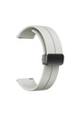 Samsung Gear S2 20mm Uyumlu Kordon Silikon Metal Mıknatıslı Toka Zore KRD-84 Kayış