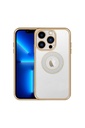 Apple iPhone 13 Pro Uyumlu Kılıf Kamera Korumalı Logo Gösteren Zore Esta Kapak