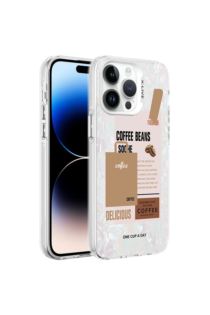 Apple iPhone 14 Pro Max Uyumlu Kılıf Mermer Desenli Zore Marbello Kapak