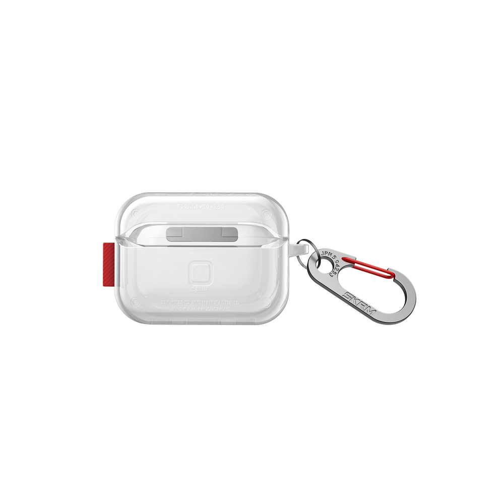 Apple Airpods Pro 2 Uyumlu Kılıf SkinArma Şeffaf Renkli Airbagli Tasarım Saido Kılıf