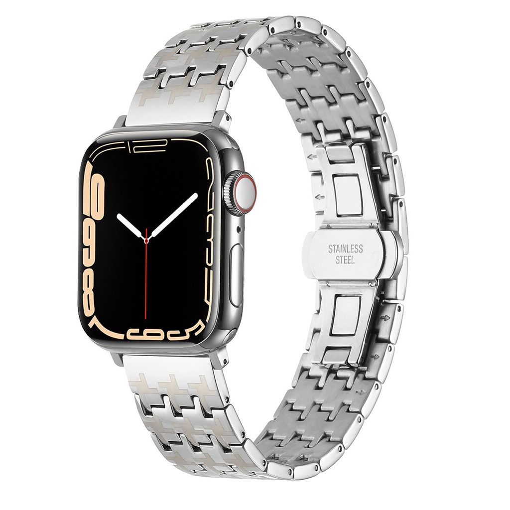 Apple Watch 44mm Uyumlu Zore KRD-86 Metal Kordon