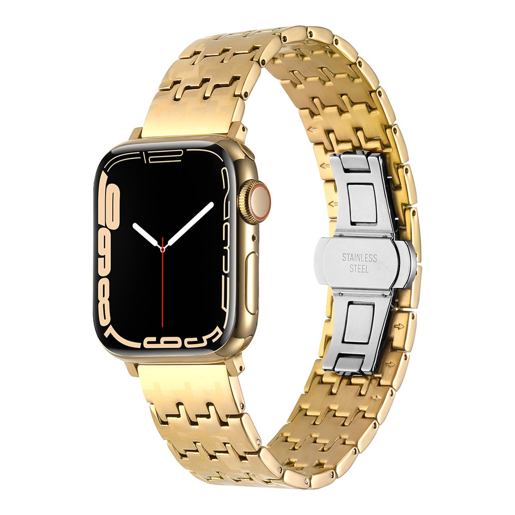 Apple Watch 7 45mm Uyumlu Zore KRD-86 Metal Kordon
