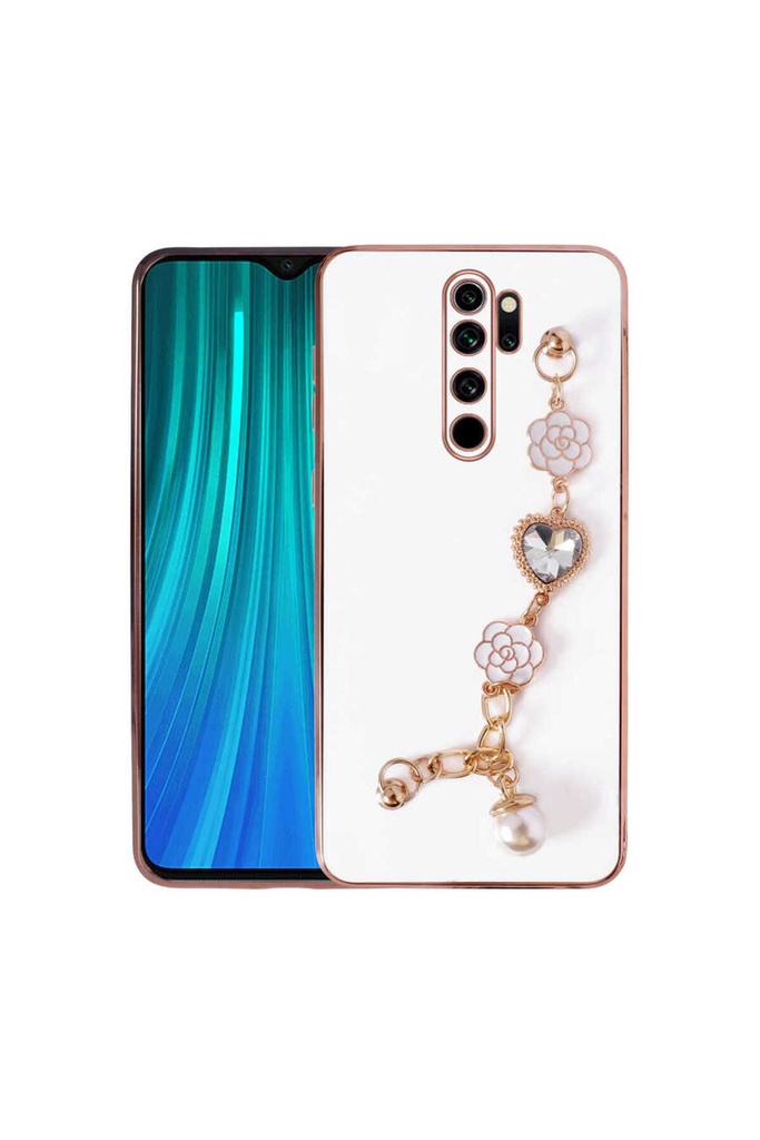 Xiaomi Redmi Note 8 Pro Uyumlu Kılıf El Tutamaçlı Kamera Korumalı Zore Taka Silikon Kapak