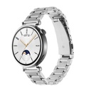 Huawei Watch GT 4 41mm Uyumlu 18mm Kordon Paslanmaz Metal Baklalı Tasarım KRD-04 Kayış