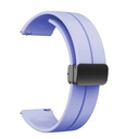 Huawei GT2 42mm 20mm Uyumlu Kordon Silikon Metal Mıknatıslı Toka Zore KRD-84 Kayış