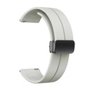 Huawei GT2 42mm 20mm Uyumlu Kordon Silikon Metal Mıknatıslı Toka Zore KRD-84 Kayış
