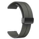 Huawei Honor Magic 2 46mm 22mm Uyumlu Kordon Silikon Metal Mıknatıslı Toka Zore KRD-84 Kayış