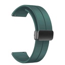 Huawei Honor Magic 2 46mm 22mm Uyumlu Kordon Silikon Metal Mıknatıslı Toka Zore KRD-84 Kayış