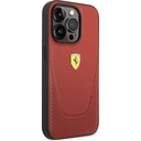 Apple iPhone 14 Pro Max Uyumlu Kılıf Ferrari Deri Delikli Dizayn Kapak