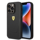 Apple iPhone 14 Pro Max Uyumlu Kılıf Ferrari Deri Delikli Dizayn Kapak