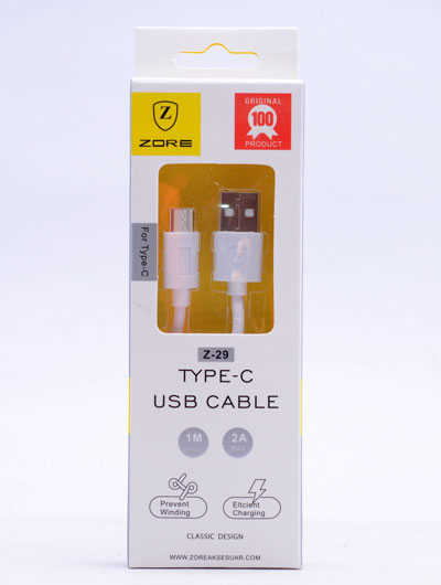 [RNZ-T4117] Zore Pres Type-C Usb Kablo Z-29
