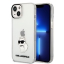 Apple iPhone 14 Uyumlu Kılıf Karl Lagerfeld Transparan Choupette Dizayn Kapak
