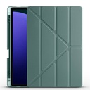 Samsung Galaxy Tab S9 FE Plus Uyumlu Kılıf Zore Tri Folding Kalem Bölmeli Standlı Kılıf