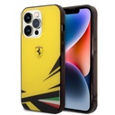 Apple iPhone 14 Pro Uyumlu Kılıf Ferrari Sarı İtalyan Bayrak Baskılı Dizayn Kapak