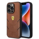 Apple iPhone 14 Pro Uyumlu Kılıf Ferrari Orjinal Lisanslı PU Deri Sıcak Baskı Çizgili Dizayn Kapak