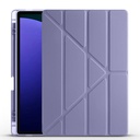 Samsung Galaxy Tab S9 FE Plus Uyumlu Kılıf Zore Tri Folding Kalem Bölmeli Standlı Kılıf