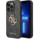 Apple iPhone 14 Pro Max Uyumlu Kılıf GUESS PU Deri Büyük Metal Logo Dizaynlı Kapak
