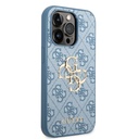 Apple iPhone 14 Pro Max Uyumlu Kılıf GUESS PU Deri Büyük Metal Logo Dizaynlı Kapak