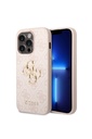 Apple iPhone 14 Pro Max Uyumlu Kılıf GUESS PU Deri Büyük Metal Logo Dizaynlı Kapak