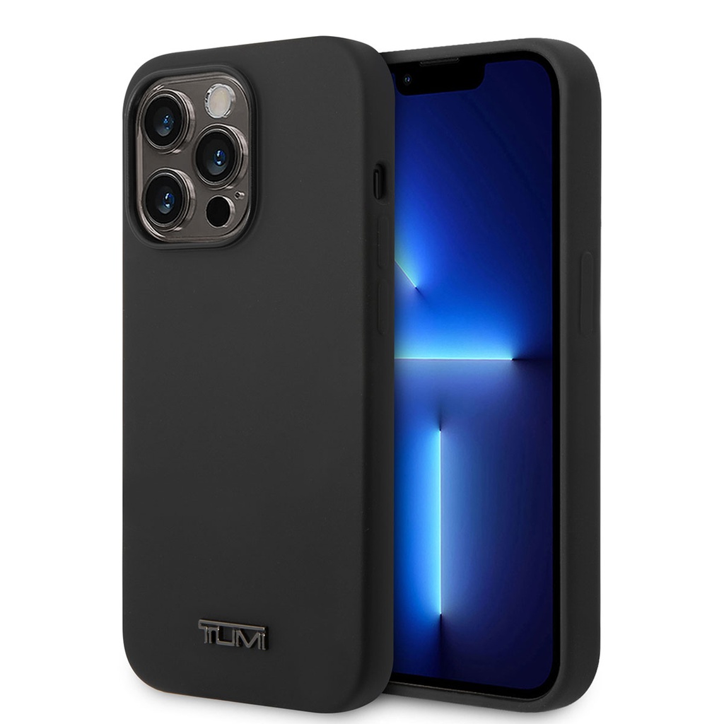 [ZTA91815] Apple iPhone 14 Pro Max Uyumlu Kılıf TUMI M-safe Şarj Özellikli Liquid Silikon Kapak
