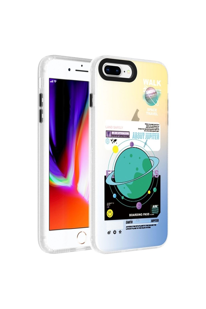 Apple iPhone 7 Uyumlu Kılıf Desenli Zore Dragon Sert Kapak