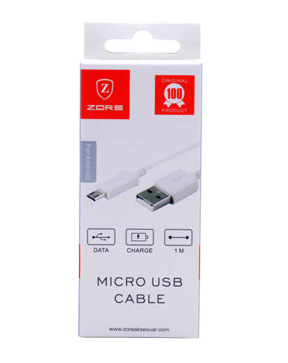 [RNZ-T4124] Zore Micro Usb Bronz Kablo Z-21