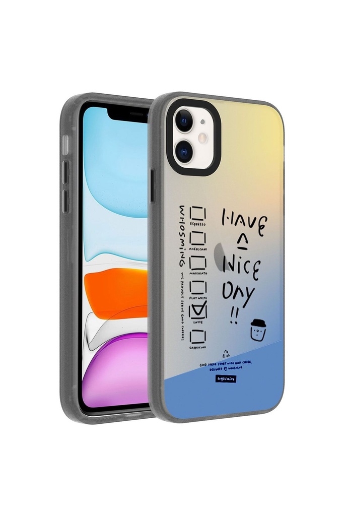 Apple iPhone 11 Uyumlu Kılıf Desenli Zore Dragon Sert Kapak