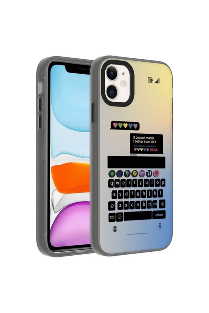 Apple iPhone 11 Uyumlu Kılıf Desenli Zore Dragon Sert Kapak