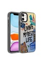 Apple iPhone 11 Uyumlu Kılıf Desenli Zore Dragon Sert Kapak