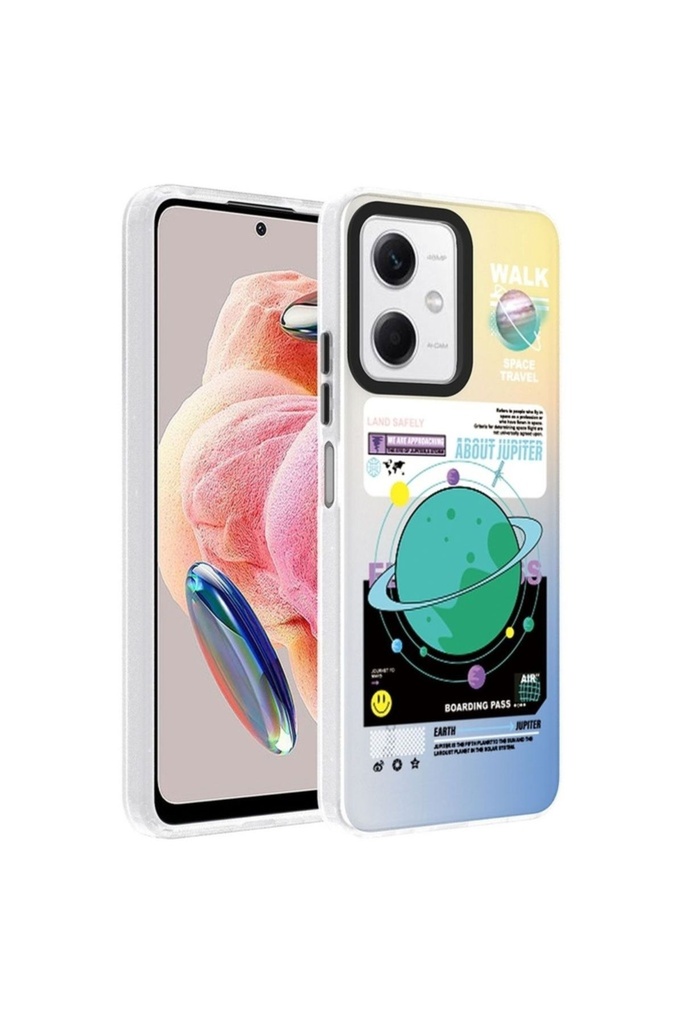 Xiaomi Redmi Note 12 4G Uyumlu Kılıf Desenli Zore Dragon Sert Kapak