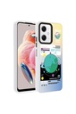Xiaomi Redmi Note 12 4G Uyumlu Kılıf Desenli Zore Dragon Sert Kapak