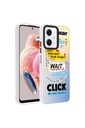Xiaomi Redmi Note 12 4G Uyumlu Kılıf Desenli Zore Dragon Sert Kapak