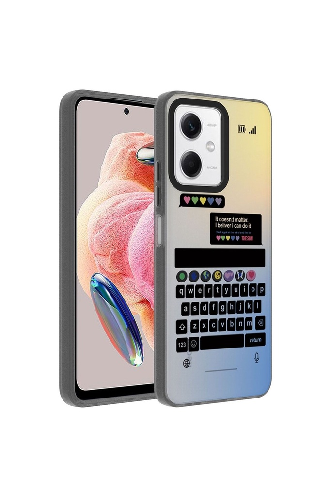 Xiaomi Redmi Note 12 4G Uyumlu Kılıf Desenli Zore Dragon Sert Kapak